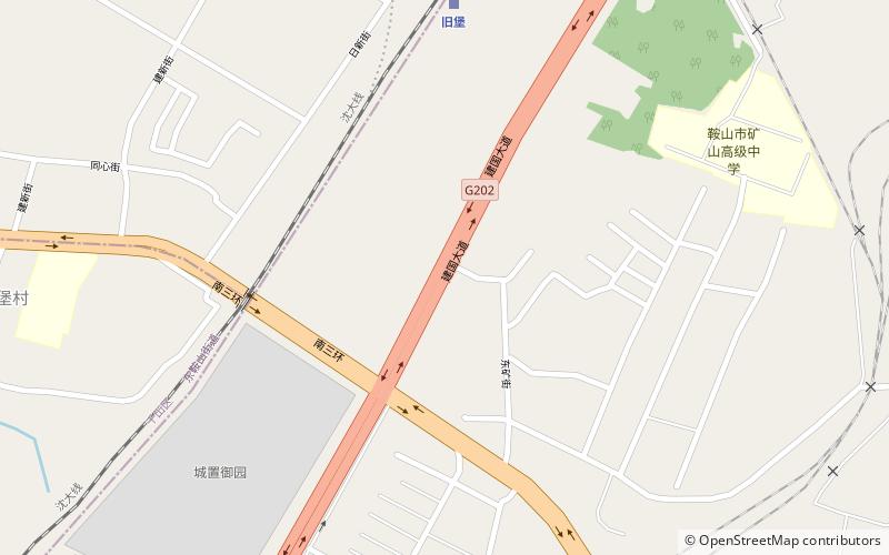 qianshan district anshan location map