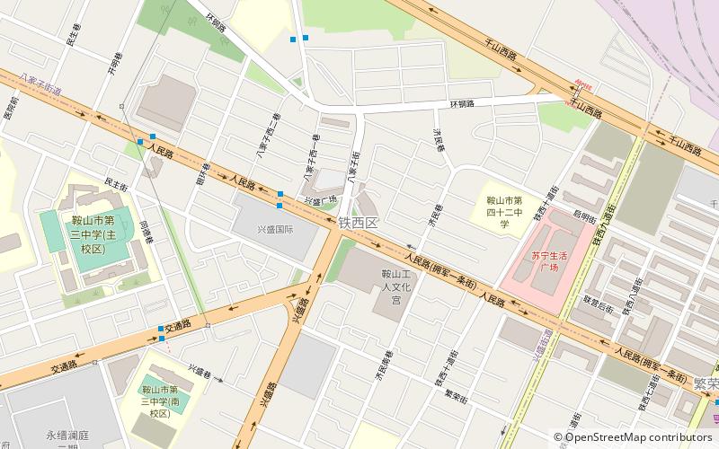 tiexi anshan location map