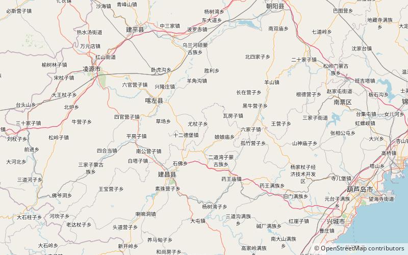 Yan Mountains location map