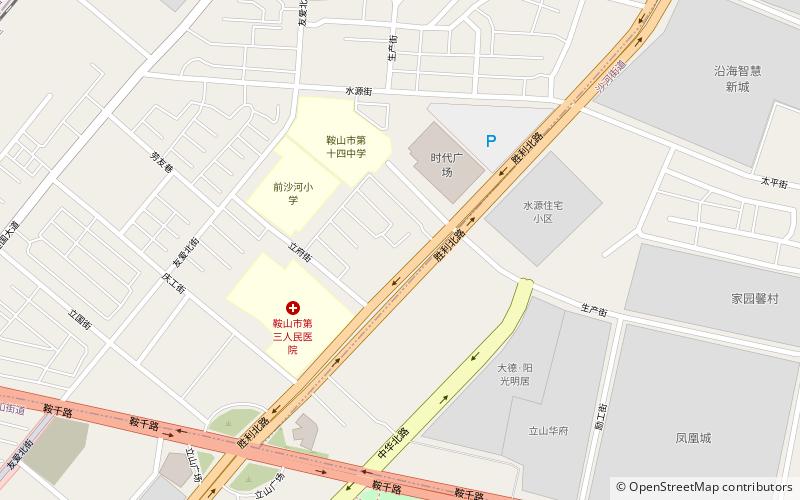 lishan anshan location map