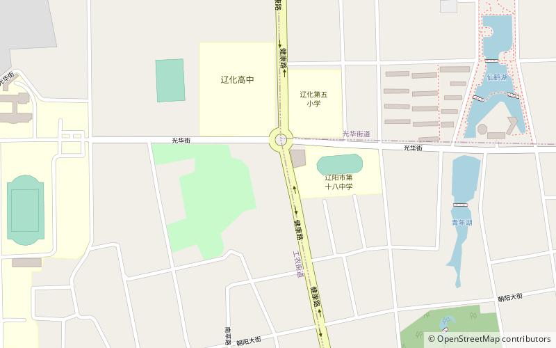 gongnong subdistrict liaoyang location map