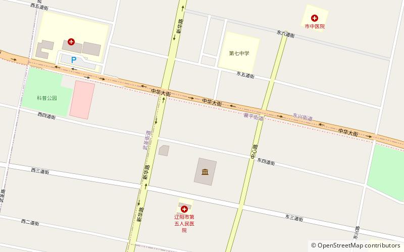 wusheng subdistrict liaoyang location map