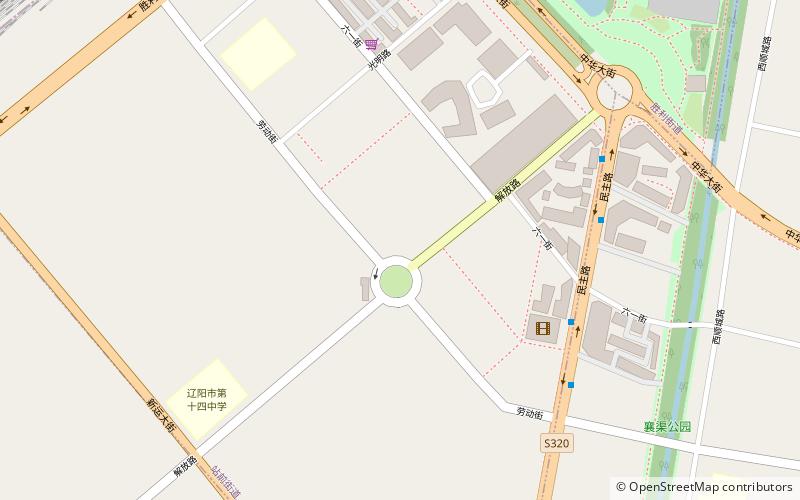 baita district liaoyang location map
