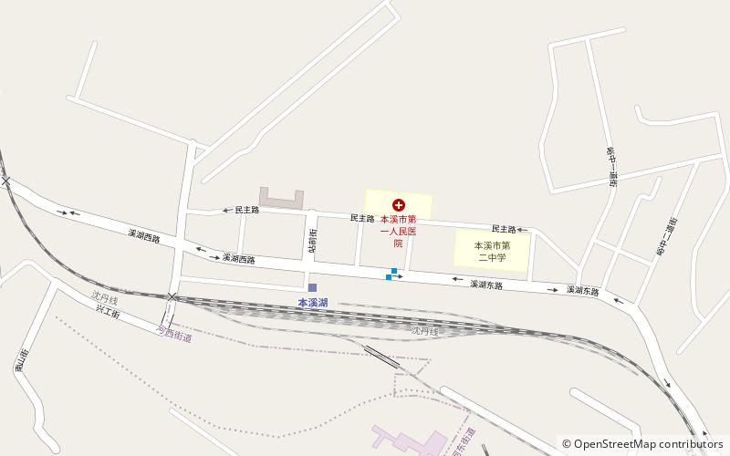 Hedong Subdistrict location map