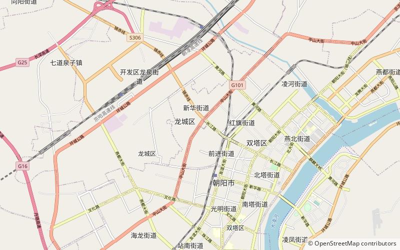 longcheng district chaoyang location map