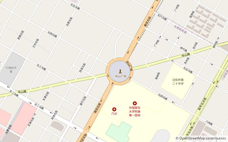 zhongshan square shenyang location map