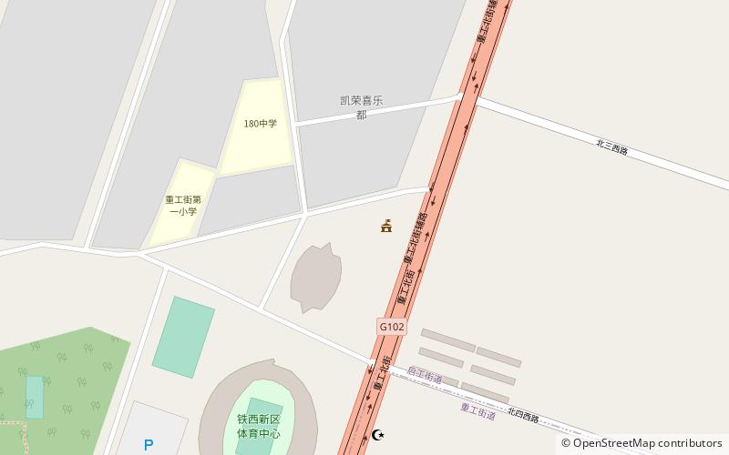 Tiexi New District Sports Center location map
