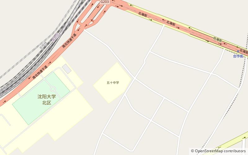Shenyang University location map