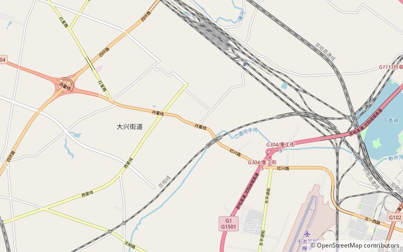 Daxing Subdistrict location map