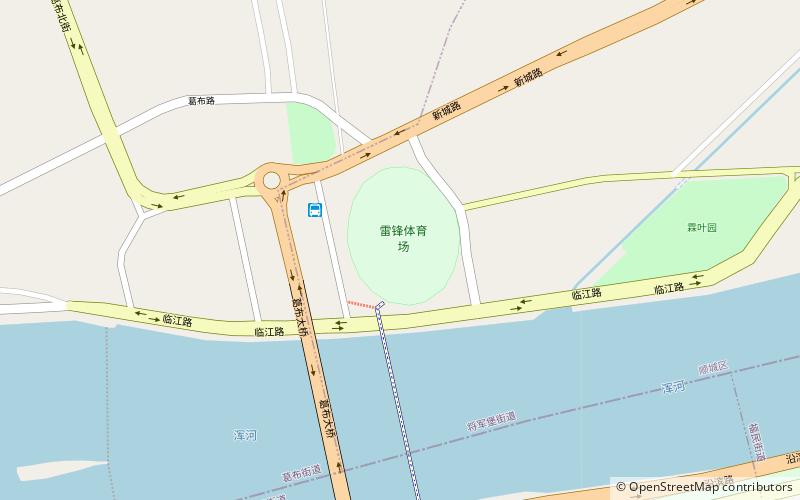 fushun leifeng stadium location map