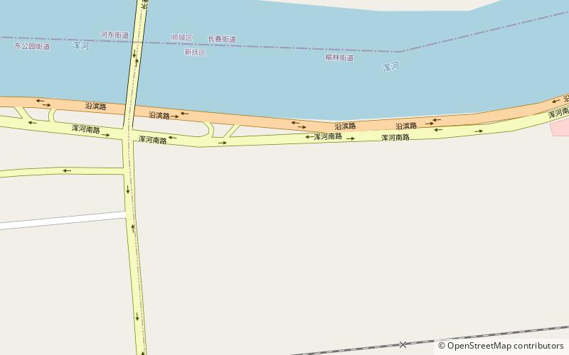 yulin subdistrict fushun location map