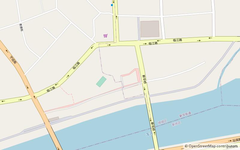 hedong subdistrict fushun location map