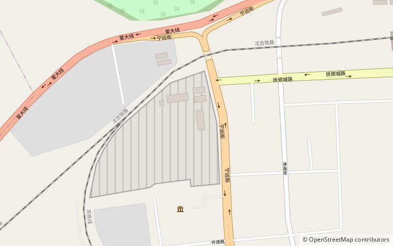 Fushun War Criminals Management Centre location map
