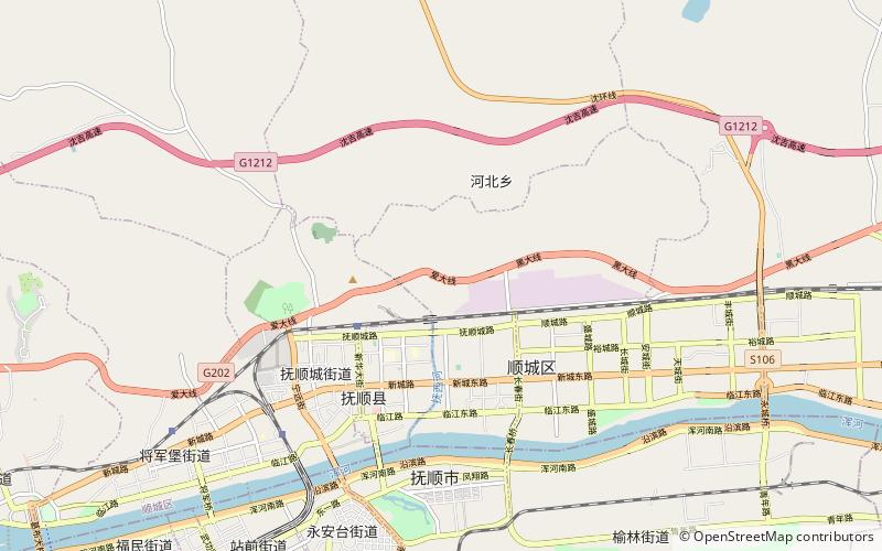 changchun subdistrict fushun location map