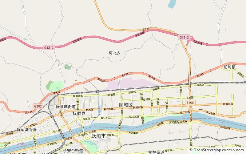 hebei township fushun location map