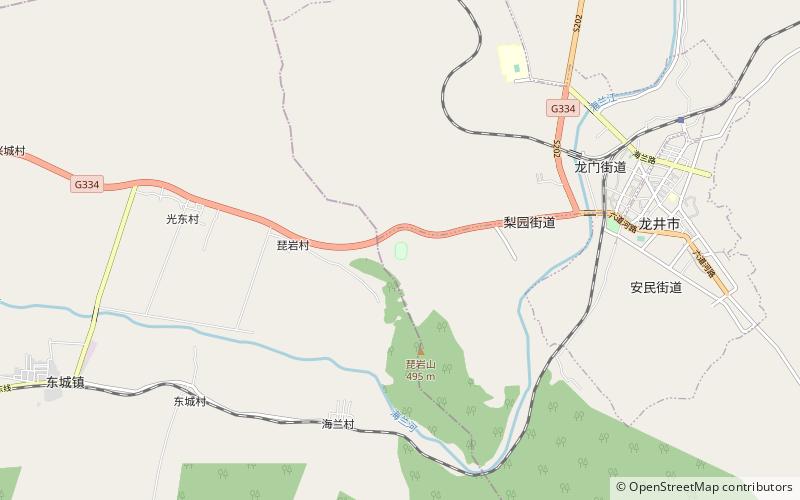 Hailanjiang Stadium location map