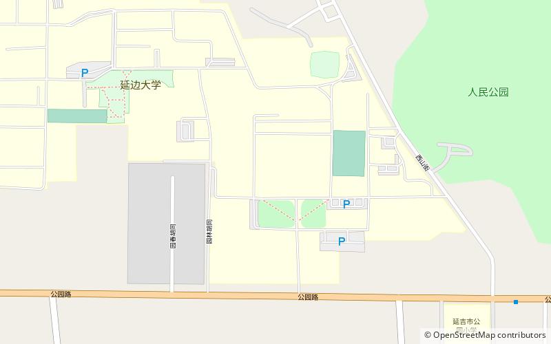 Universität Yanbian location map