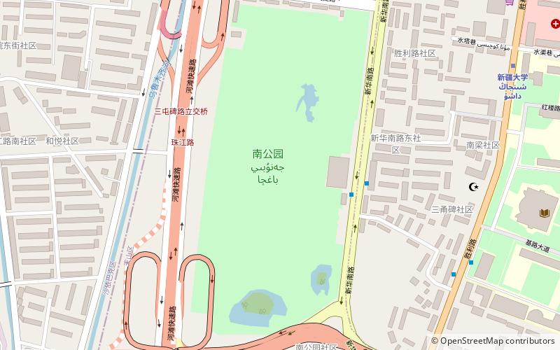 ayvanatlar baghchysy urumqi location map