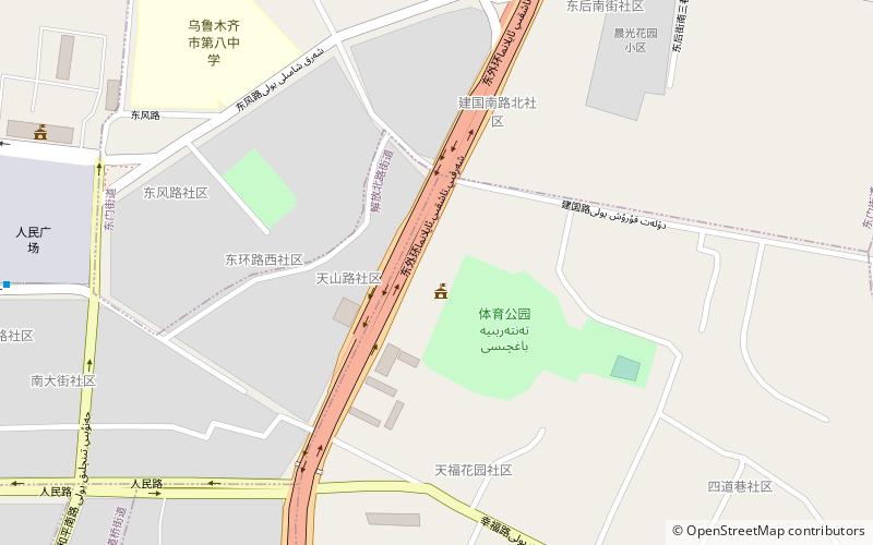 Tianshan District location map