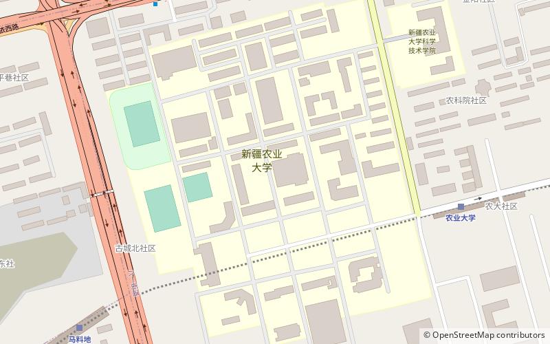 Xinjiang Agricultural University location map