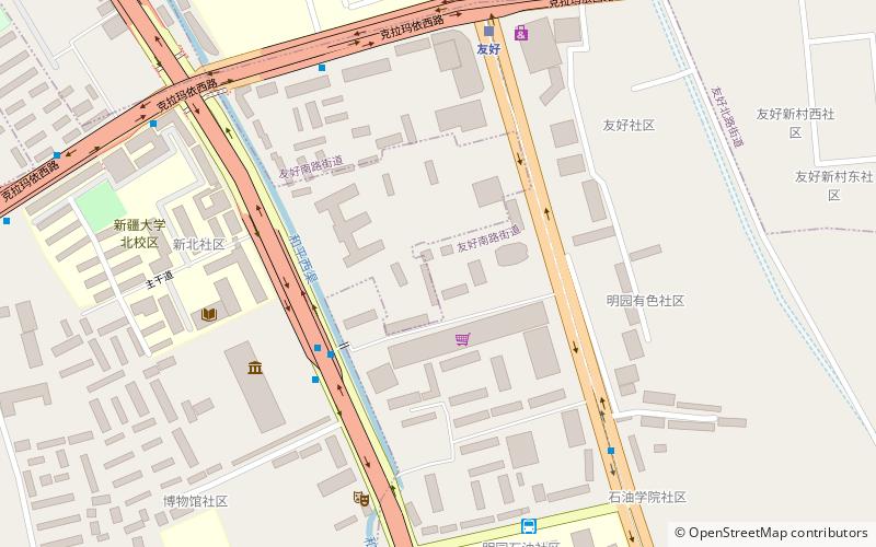 Xinjiang Museum location map