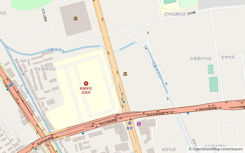 xinjiang geology and minerals museum urumqi location map
