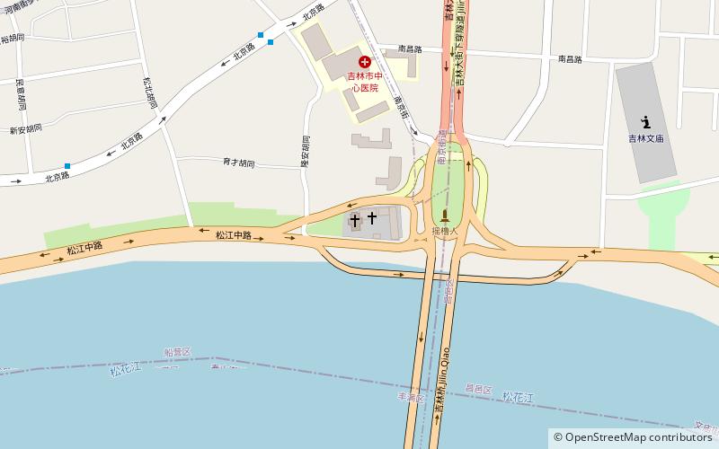 Ji lin shi tian zhu jiao tang Jilin Church location map