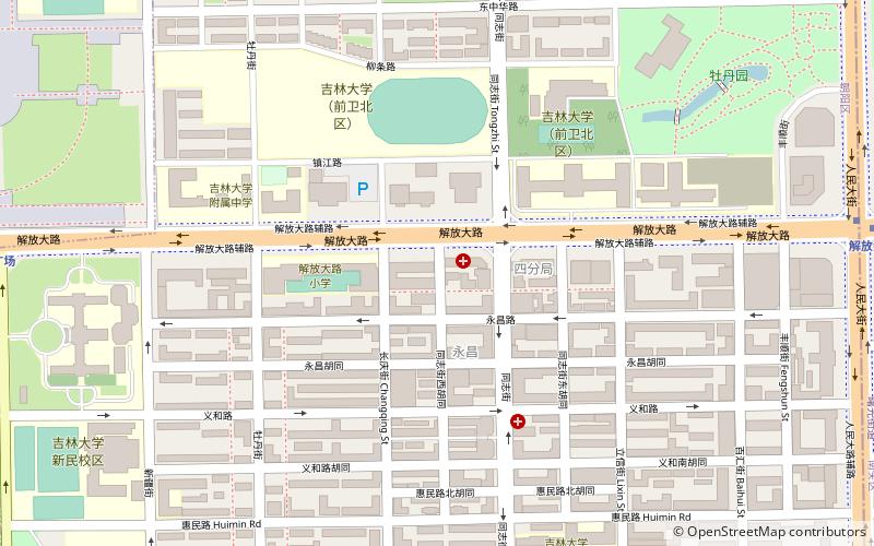 ocho grandes ministerios changchun location map