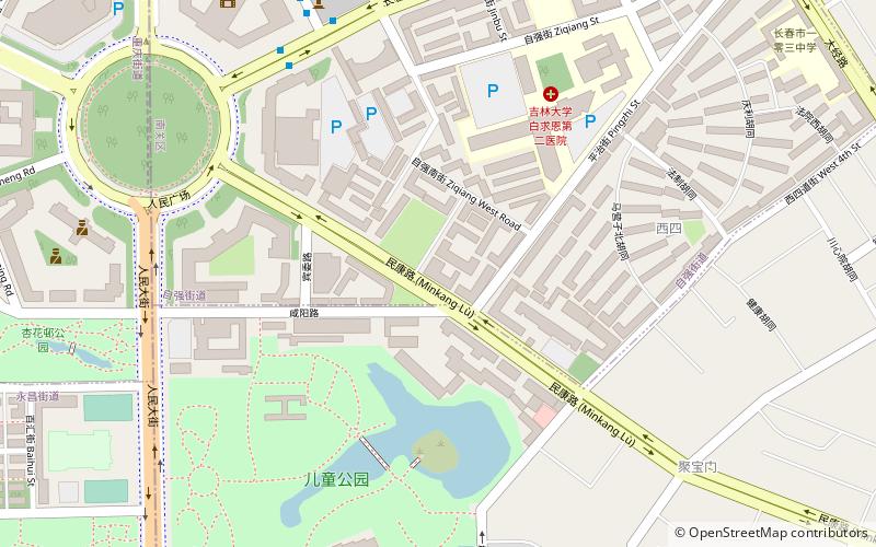 Changchun Gymnasium location map