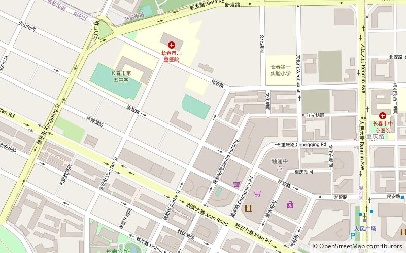 chongqing subdistrict changchun location map