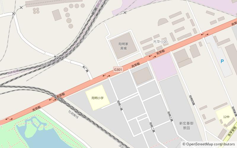 District de Yangming location map