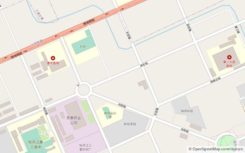 aimin district mudanjiang location map