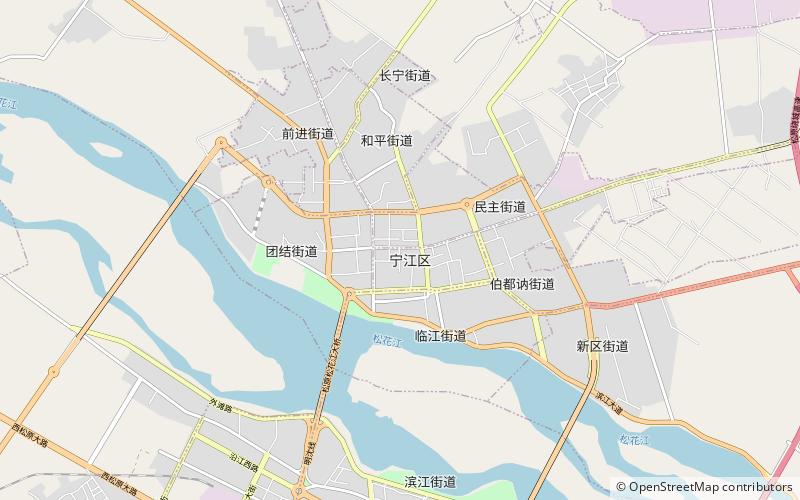 Ningjiang location map