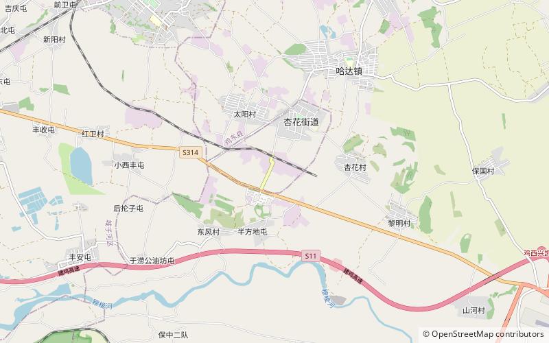 xinghua subdistrict jixi location map