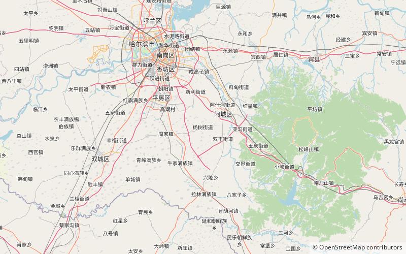 Yangshu Township location map