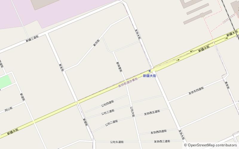 Xinjiang Subdistrict location map