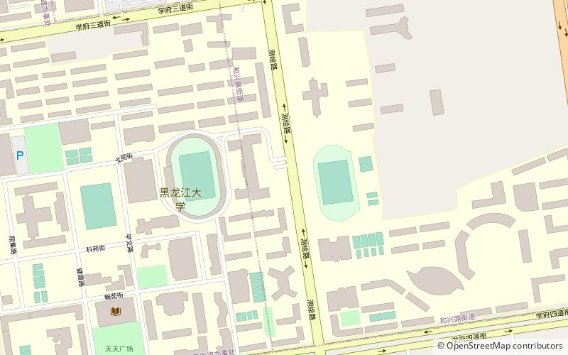 Heilongjiang University location map