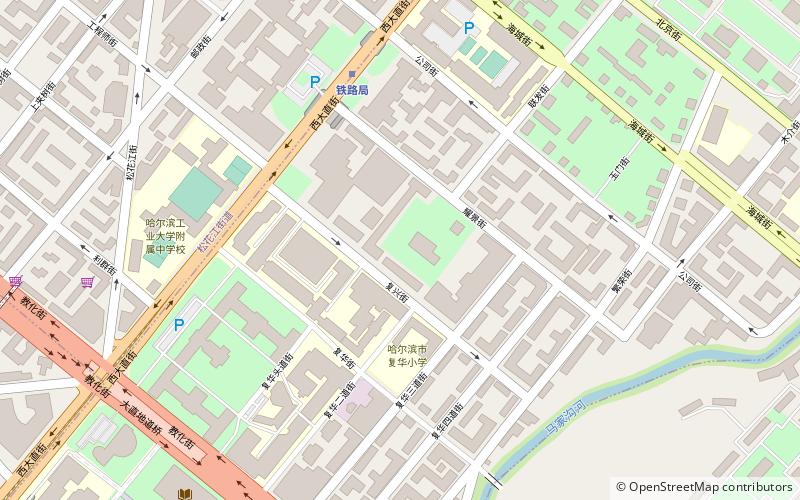 Harbin Institute of Technology location map