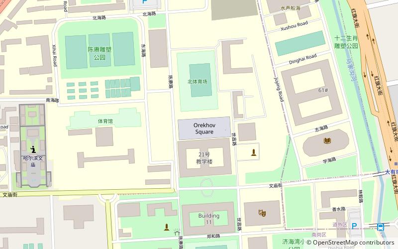 Harbin Engineering University location map