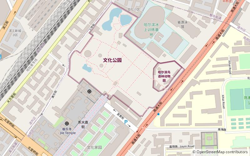 ha er bin you le yuan harbin theme park location map