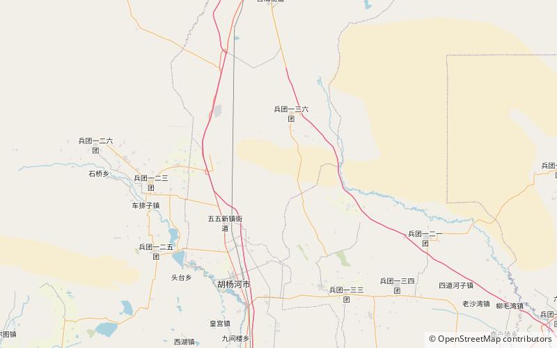 Dsungarei location map