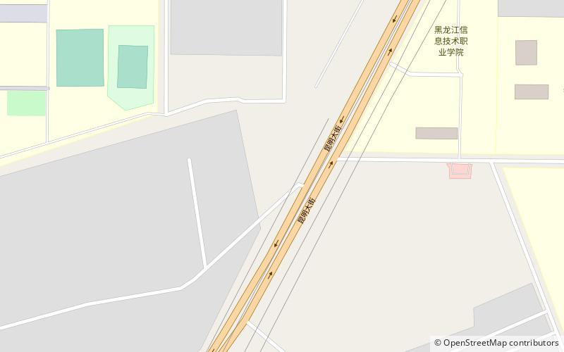 yumin subdistrict harbin location map