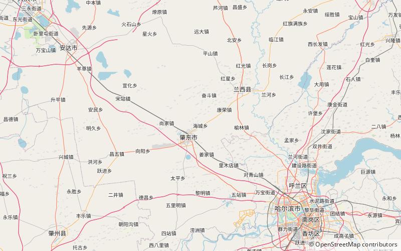 haicheng township zhaodong location map