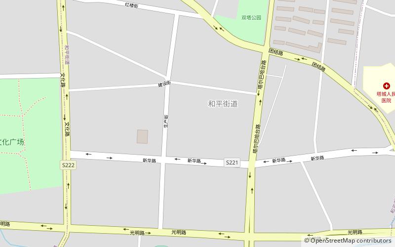Tacheng Prefecture location map