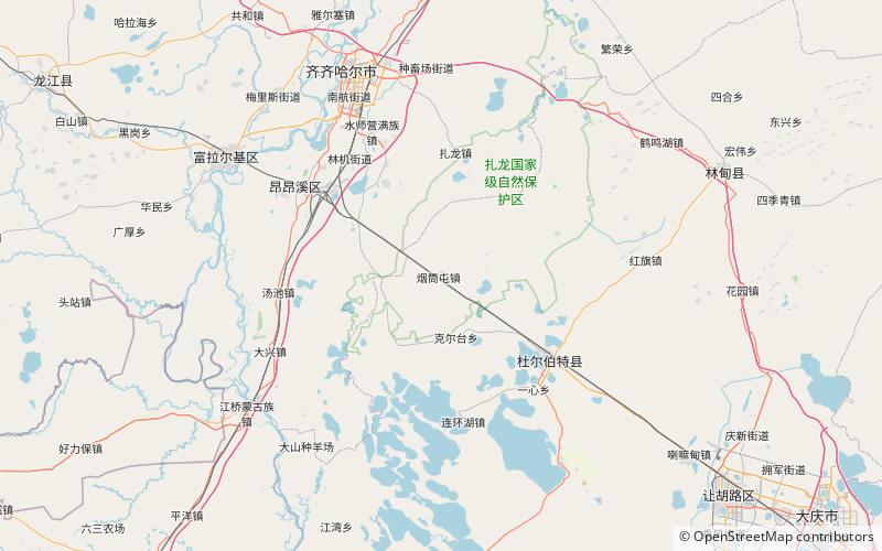 yantongtun narodowy rezerwat przyrody zhalong location map