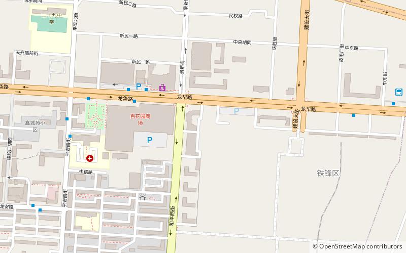 tiefeng district qiqihar location map