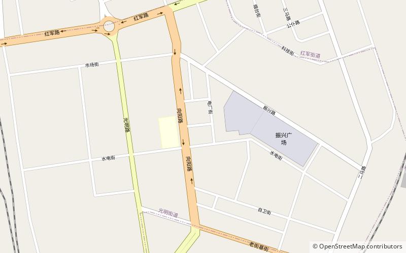 xiangyang district hegang location map