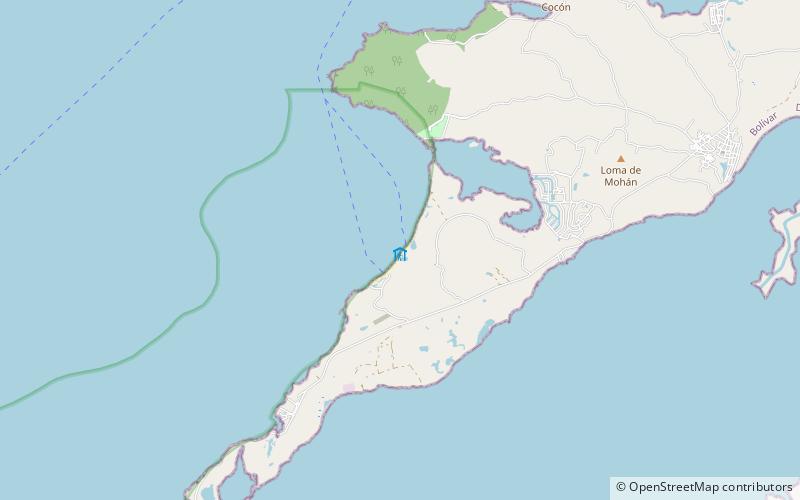 playa blanca parc national naturel des iles coralliennes du rosaire et de san bernardo location map