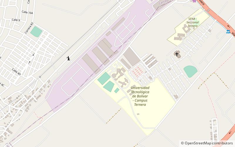 Universidad Tecnológica de Bolívar location map