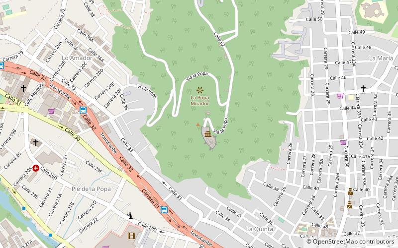 La Popa location map
